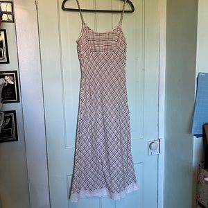 Cath Kidston Plaid Slip Dress US 4 UK 8